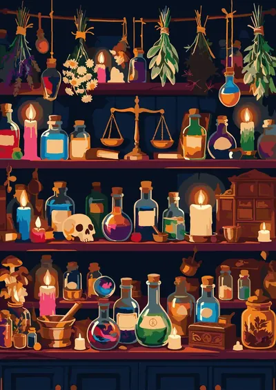 Apothecary Shelf — finished picture