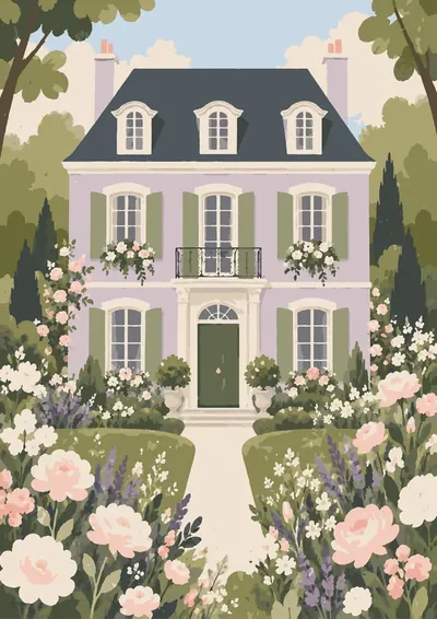 Cottage Garden — finished picture