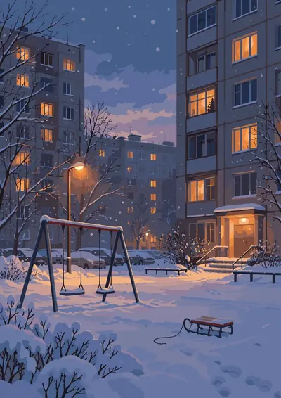 Cozy Winter — finished picture