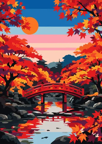 Japanese Garden — finished picture