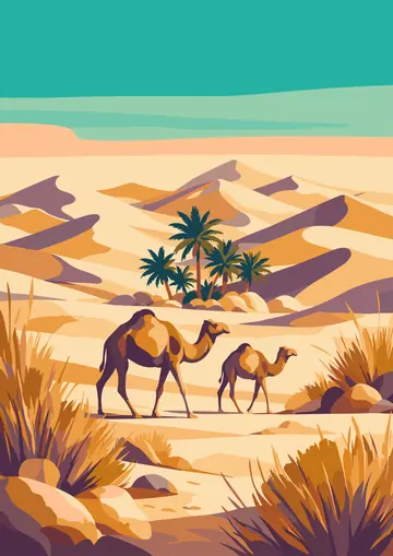 Camels Dunes — finished page