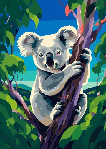 Koala Gums — finished page