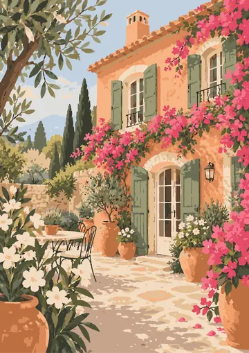 Terracotta House in Bloom — finished page