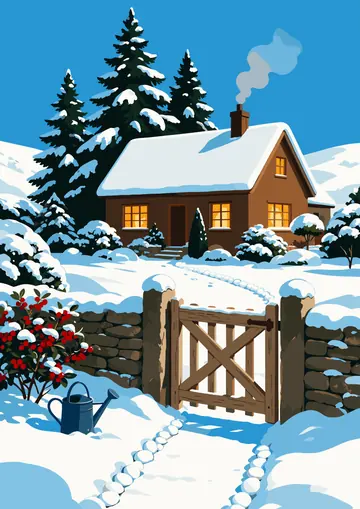 Winter Gate — finished page