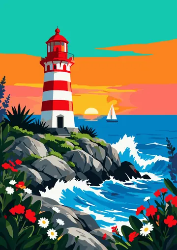 Lighthouse — finished page