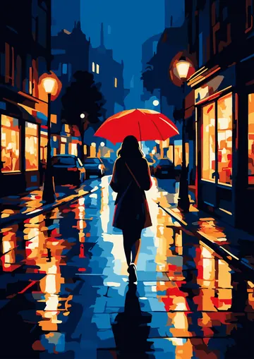 Umbrella Street — finished page
