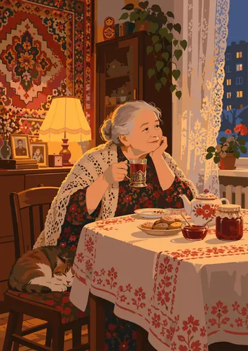 Grandma's Tea — finished page