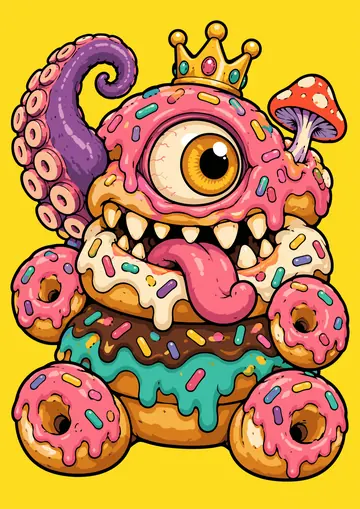 Donut King — finished page