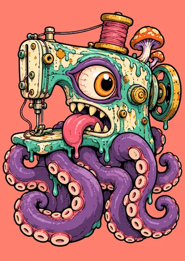 Sewing Machine — finished page