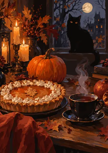 Pie and Coffee — finished page