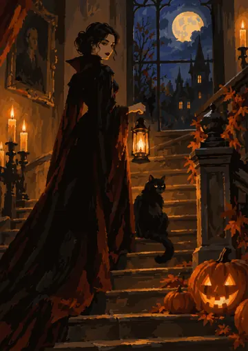 the Vampires Stair — finished page