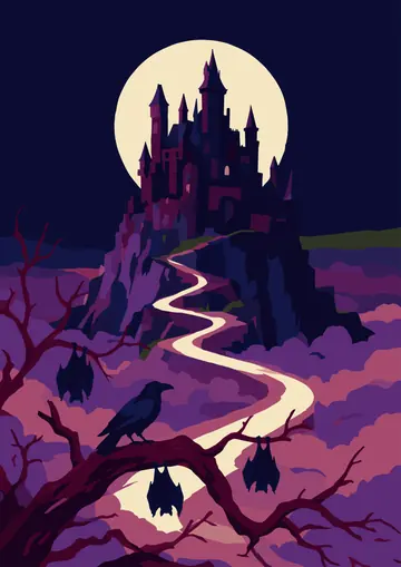 Castle on the Cliff — finished page